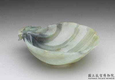 图片[2]-Jade half gourd cup with ram’s head, Muslim border regions-China Archive